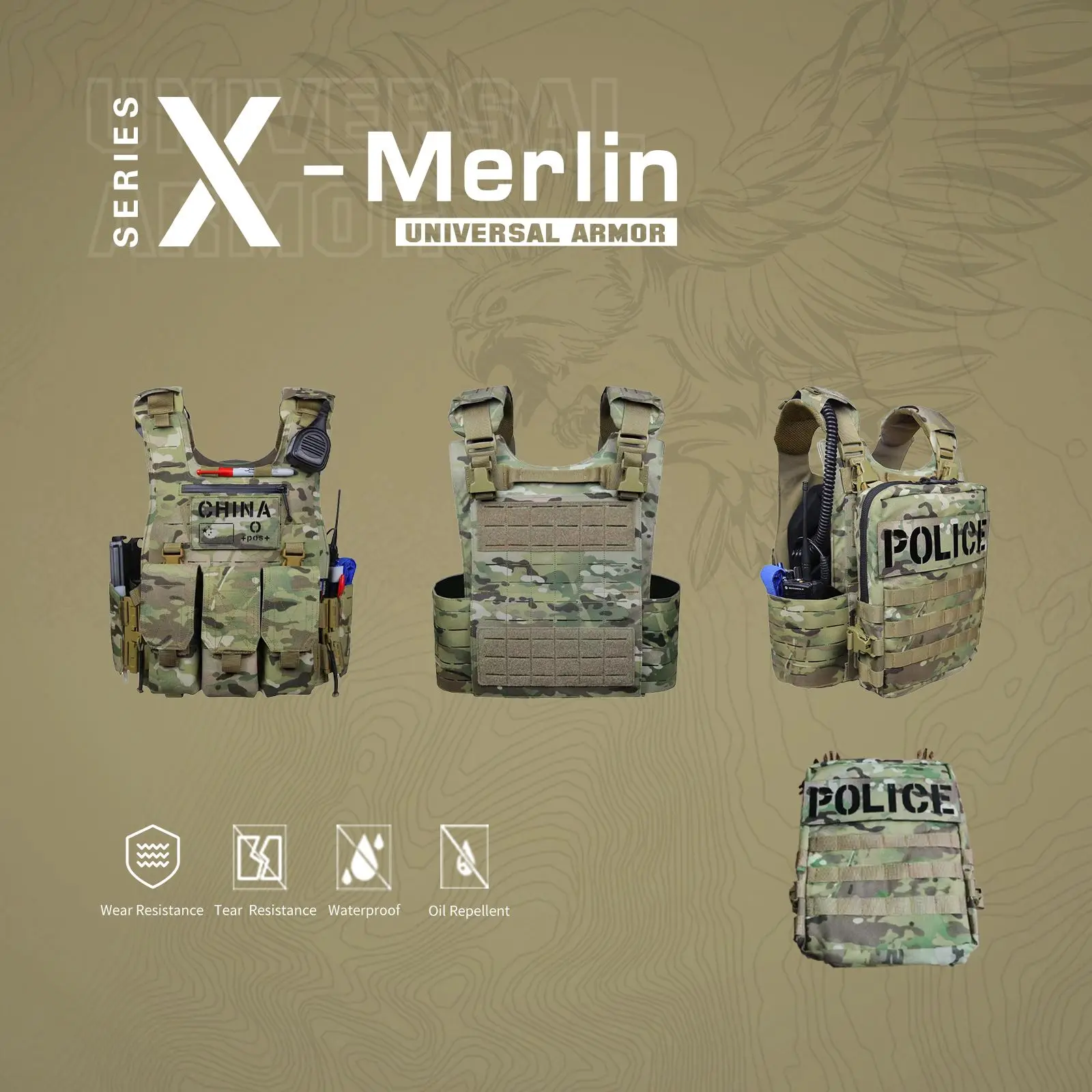 Универсальный Тактический Альянс U.T.A X Merlin для лазерной резки тарелок