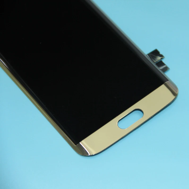 Super Amoled для Samsung s6 edge G925 G925F ЖК дигитайзер в сборе с рамкой|Экраны мобильных