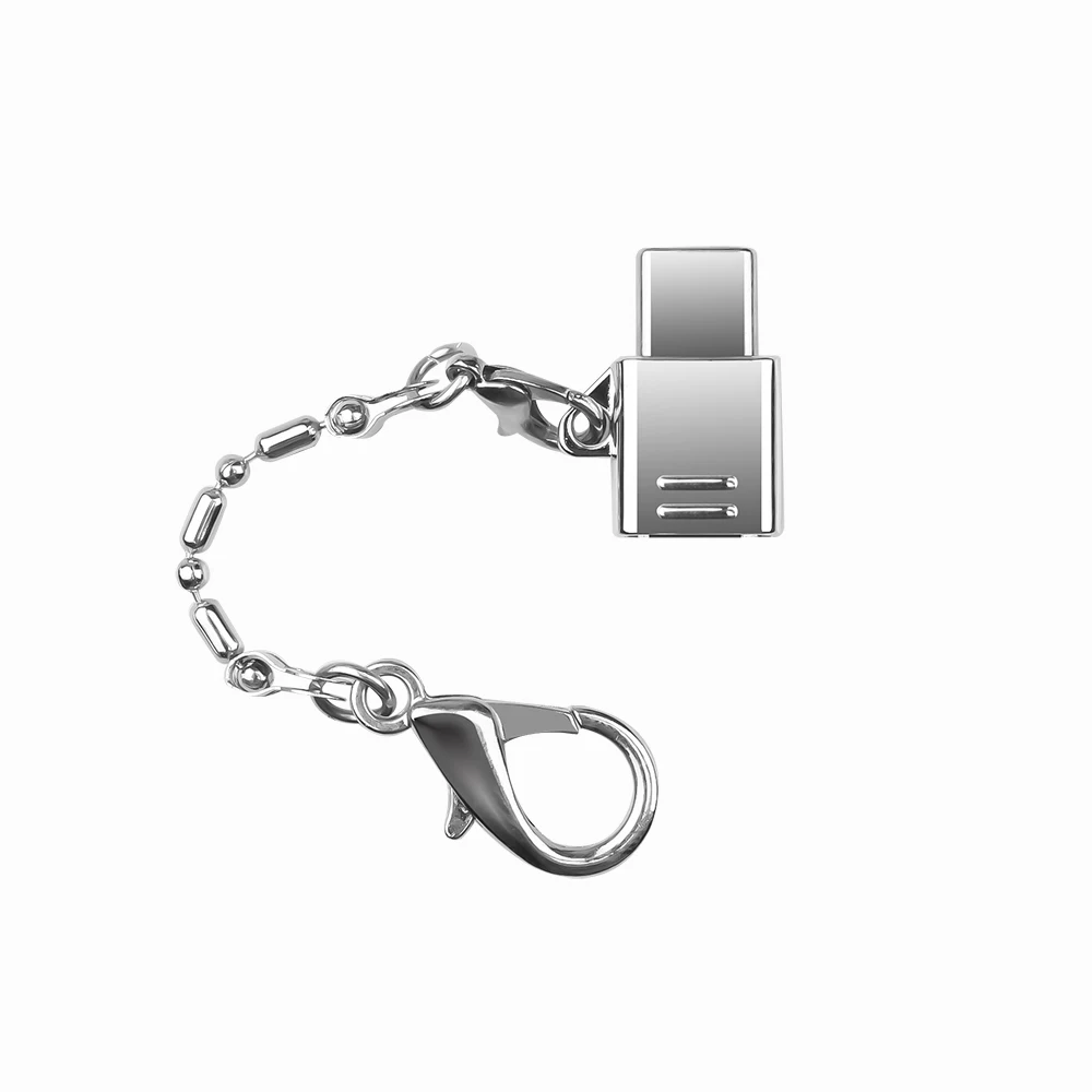 Kebidu 2 шт. мини металлический микро USB 0 гнездо к 3 1 Тип C Мужской адаптер кабеля Φ OTG