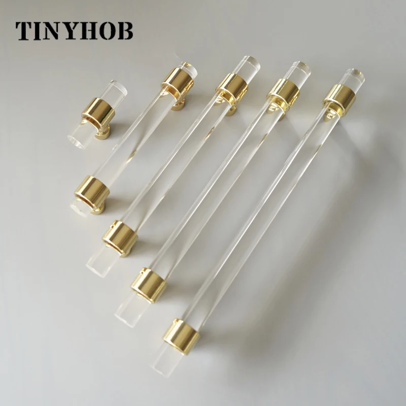 Черные акриловые ручки и нагрудный ящик Т образная ручка прозрачные для шкафа в