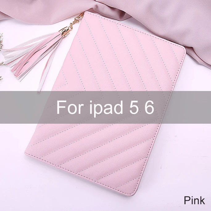 For ipad 5 6 Essidi женский чехол для девочек для IPad 2, 3, 4 5 6 Кожаный чехол для планшета с кисточками для IPad 2, 3, 4 5 6 противоударный чехол - Цвет: For ipad 5 6