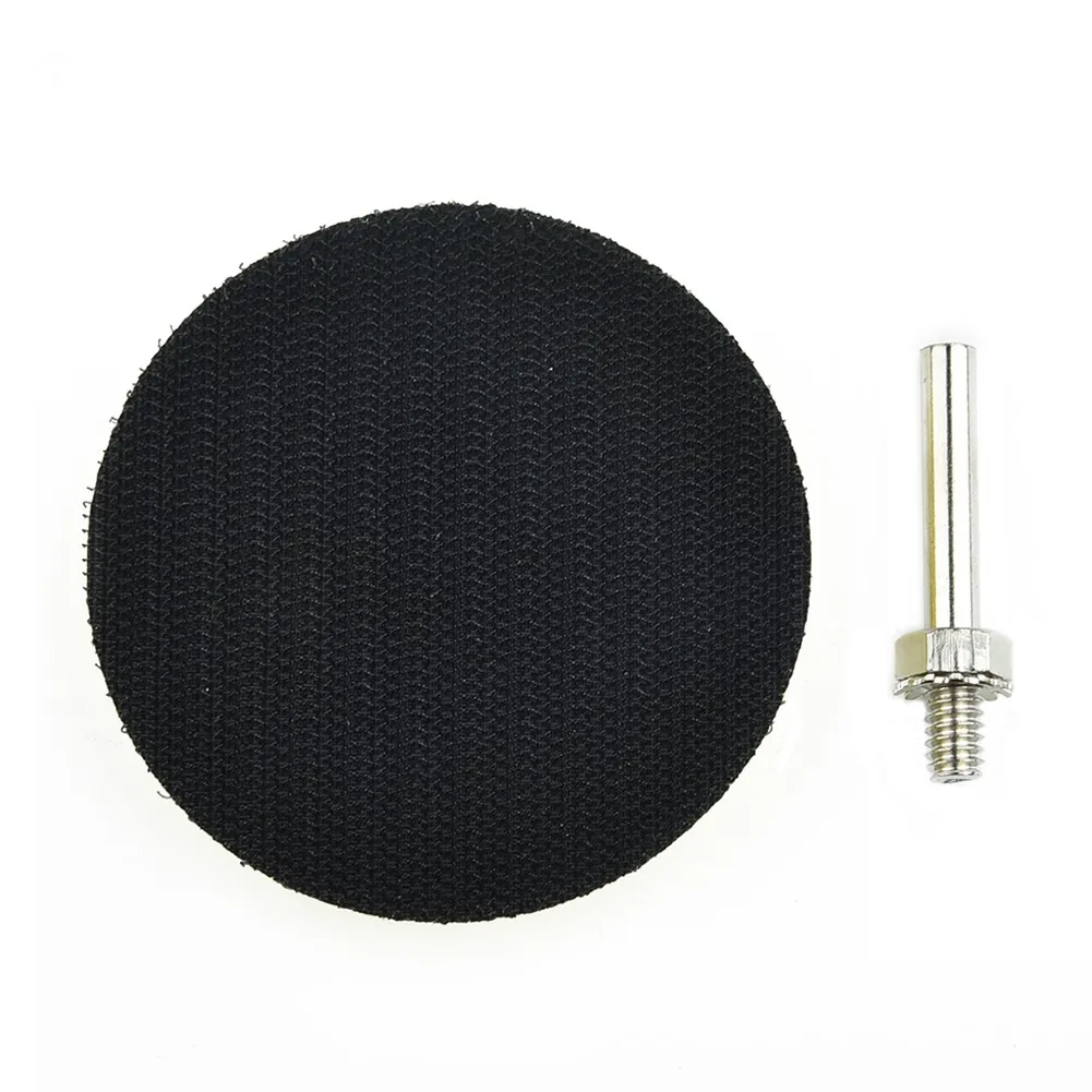 

2pcs 3inch 75mm Hook Loop Backing Pad Kit Sanding Polishing Disc With Drill Attachment Power Tool Accessory For Sander Grinder