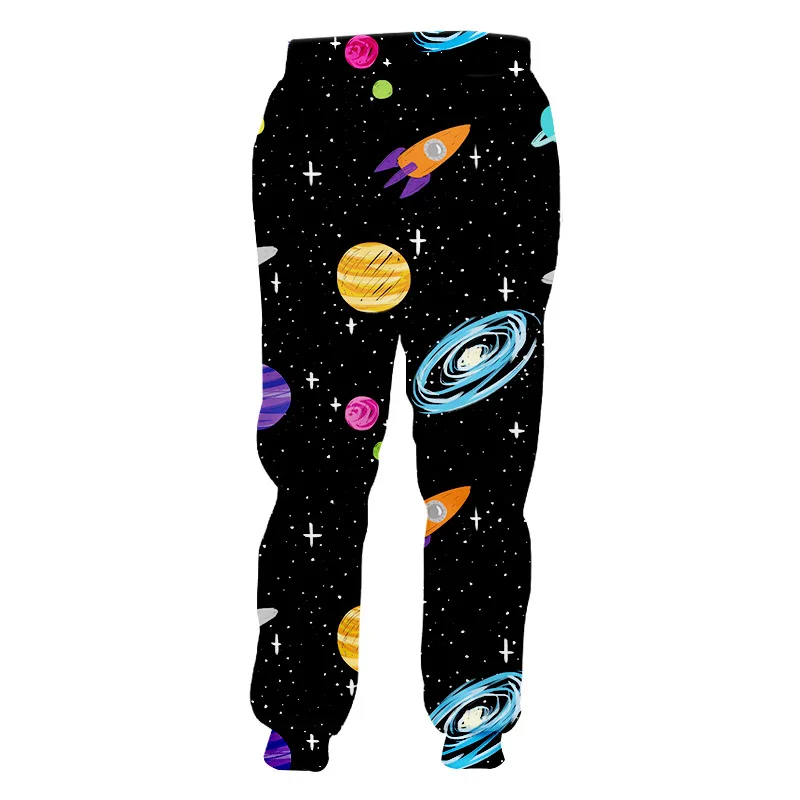 Джоггеры Galaxy с 3d принтом НЛО для мужчин и женщин повседневные уличные брюки в
