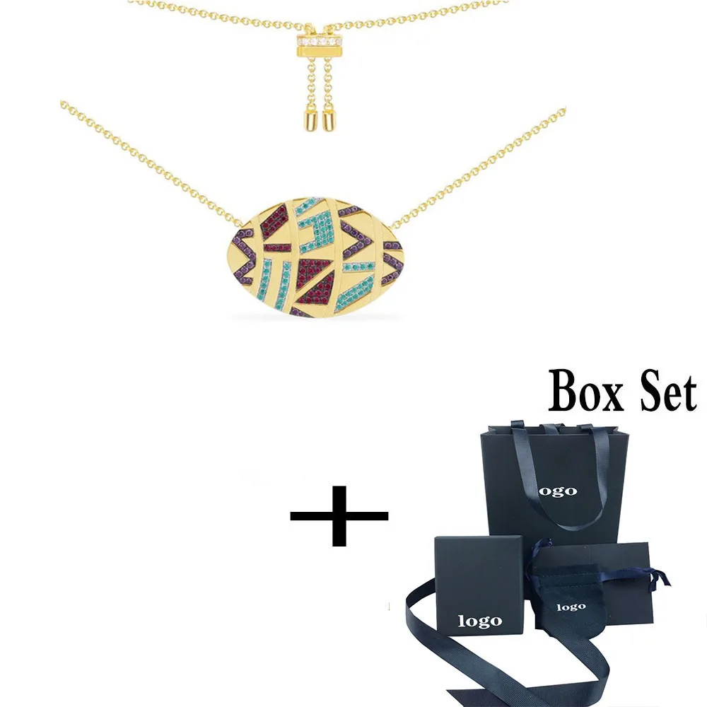 Ожерелье с подвеской в виде полосатых шариков 2020 | Украшения и аксессуары