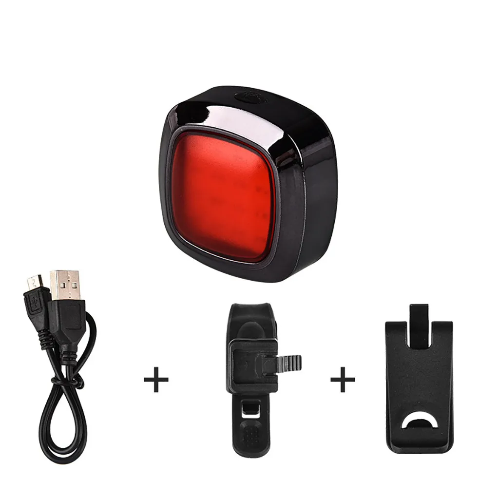 USB перезаряжаемая велосипедная заднее рулевое управление задний фонарь