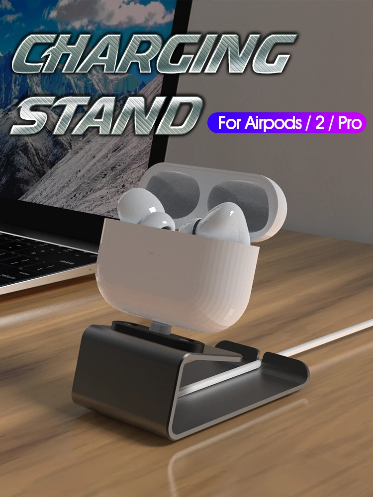 Подставка для airpods настольное зарядное устройство док-станция планшет Мобильная поддержка держатель телефона стол для iPhone 567 i7 i10 TWS зарядная станция