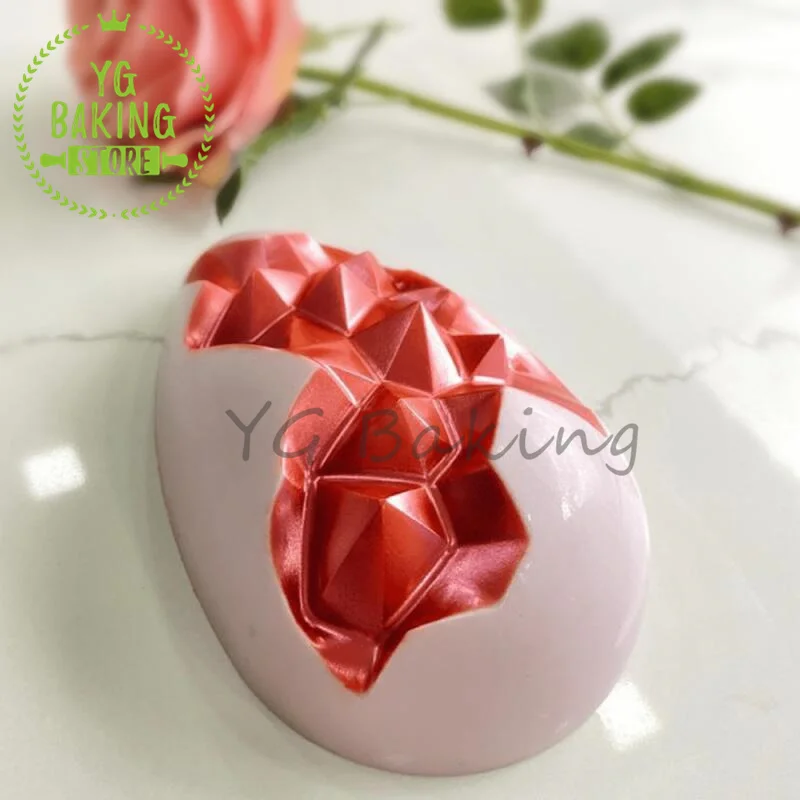 

Dorica 2 Styles Easter Eggs Mousse Silicone Mold Diy Chocolate Soap Mold Cake Decoration Tools Kitchen Cake Design Bakeware
