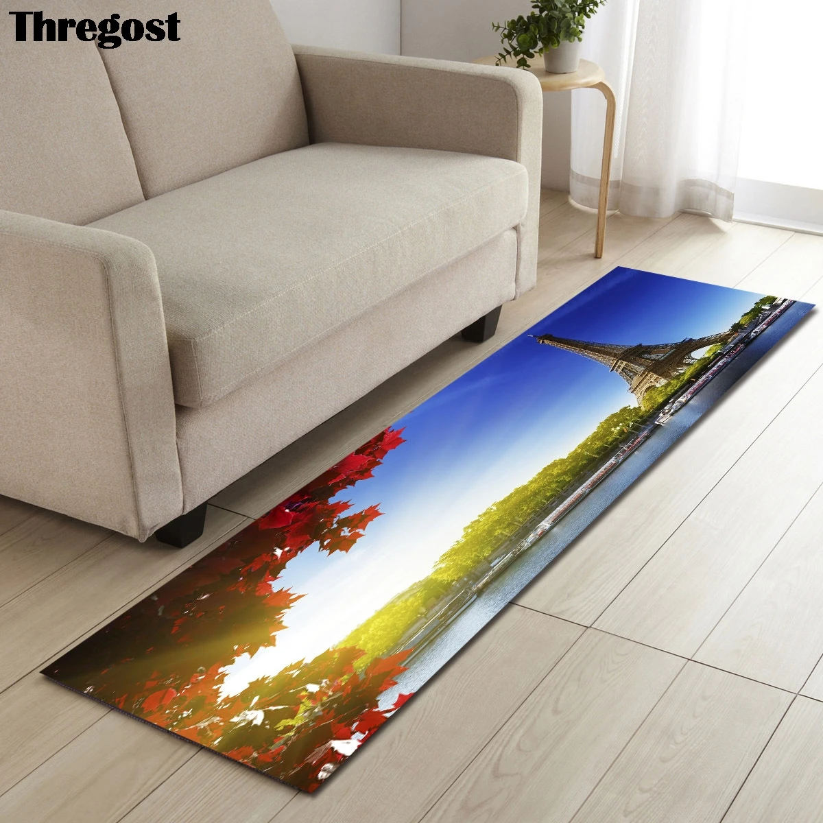 

Thregost 3D Print Kitchen Mat Bedroom Entrance Doormat Scenic Pattern Home Floor Decor Living Room Carpet Bathroom Non-Slip Rugs