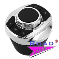 universal car steering wheel control button cup shape with led light for car android car stereo radio navigation gps player