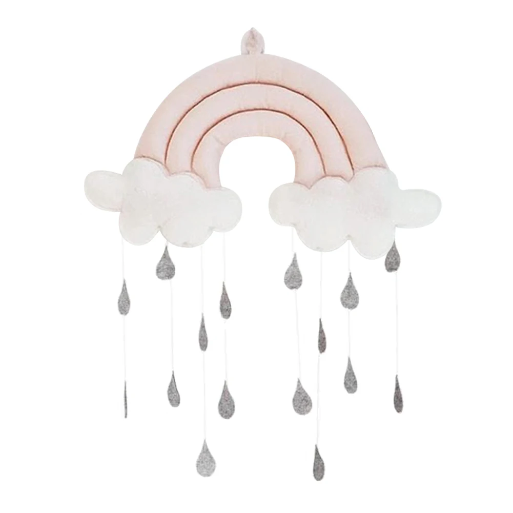 

Cloud Raindrop Cute Nursery Mobile Hanging Accessories Pendant Toy Room Fabric Tent Decoration Photography Gifts Baby Crib Props