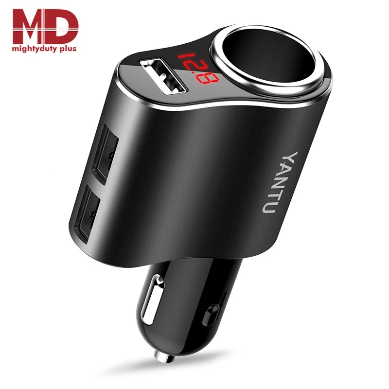 3 Порты USB адаптер для быстрого автомобильного Зарядное устройство мобильный