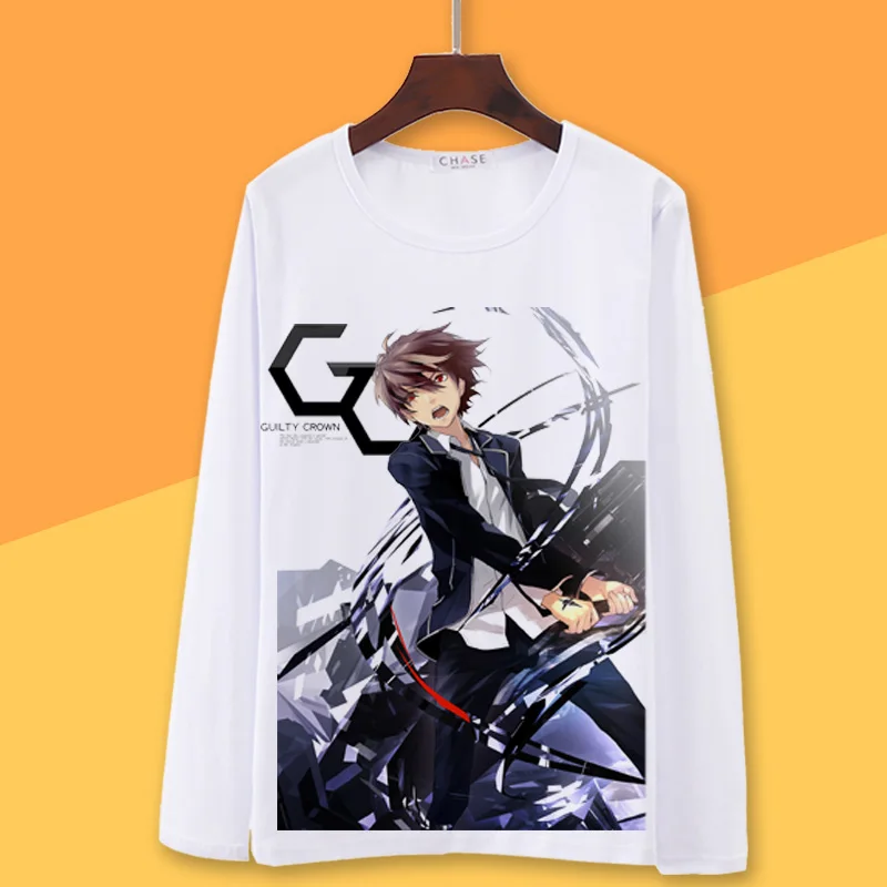 Футболка для костюмированной вечеринки Guilty Crown футболка с длинными рукавами на