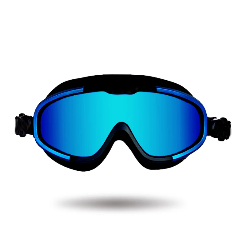 

Anti-Fog UV Large Frame Men Women's Swim Glasses Adults Sport Waterproof Silicone Diving Swimming Goggles Swim Eyewear