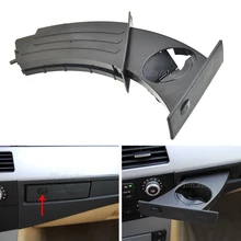 51459125622 51459125626 Front Left Right Cup Holder Drink Rack Black Holders For BMW E60 E61 5 Series 2003-2010 Car Accessories