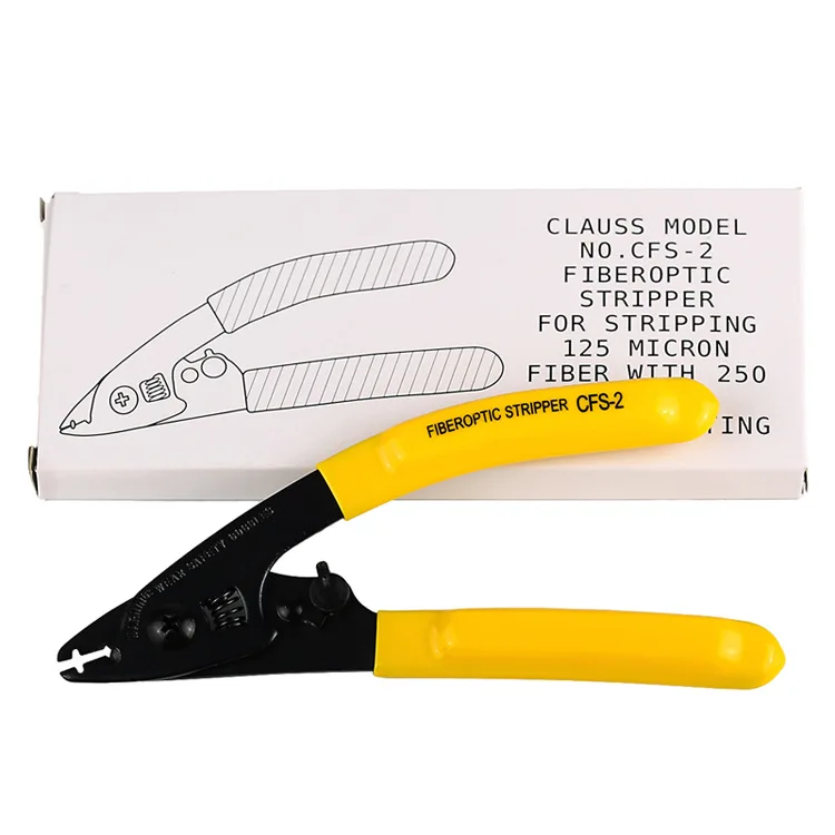 2 in1 Double port CFS-2 Miller clamp cable with fiber stripping pliers Leather pliers group 2 sets