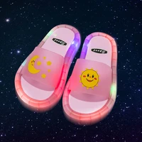 2021 new girl children led garden shoes kids slippers baby bathroom sandals kids shoes for girl boys light up pink shoes