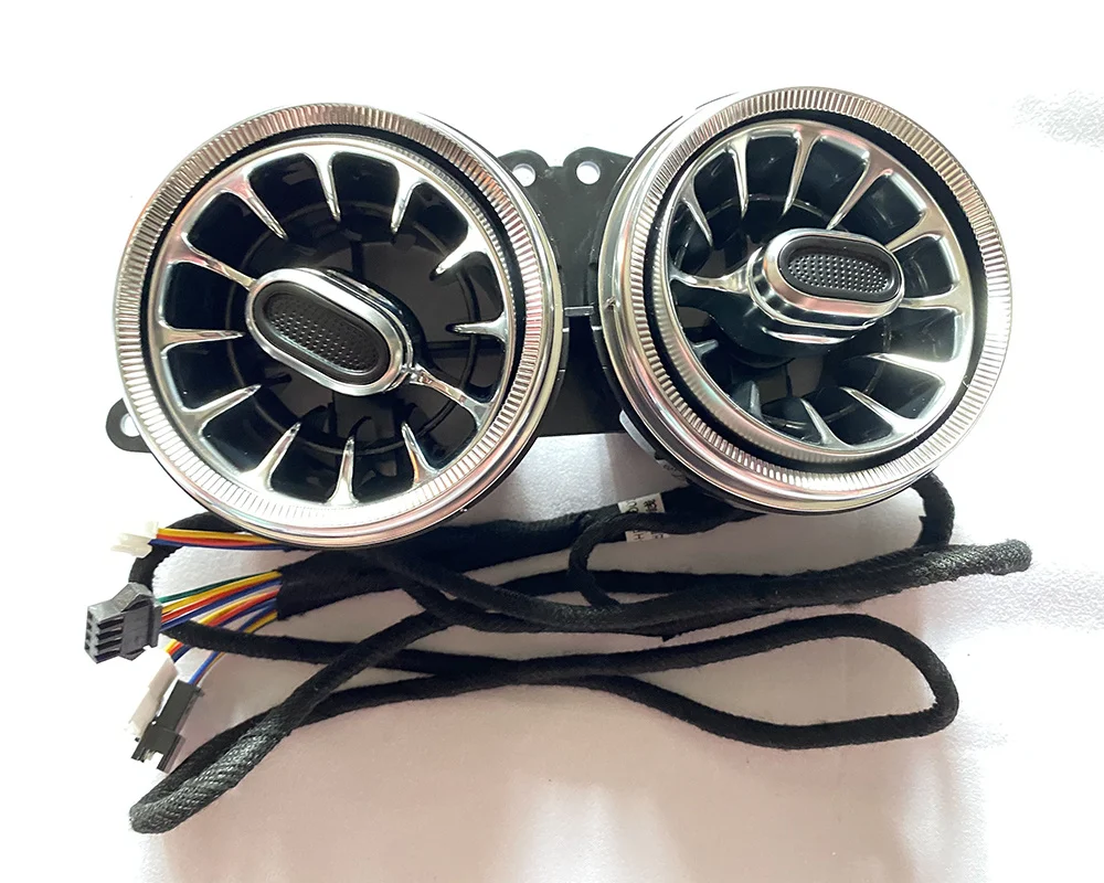 

For Mercede Benz S class W222 Car outlet Air Vent Neon Ambient Light 3D Rotating audio speaker tweeter treble audio Ambient Lamp