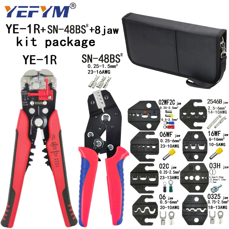 Обжимные плоскогубцы для зачистки SN 48BS комплект посылка 2 8 4 6 3 VH2.54 96