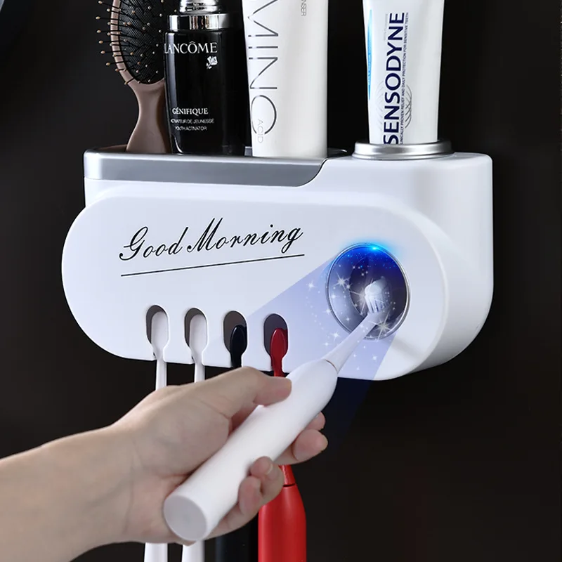 Держатель зубной щетки креативный Автоматический Диспенсер пасты без