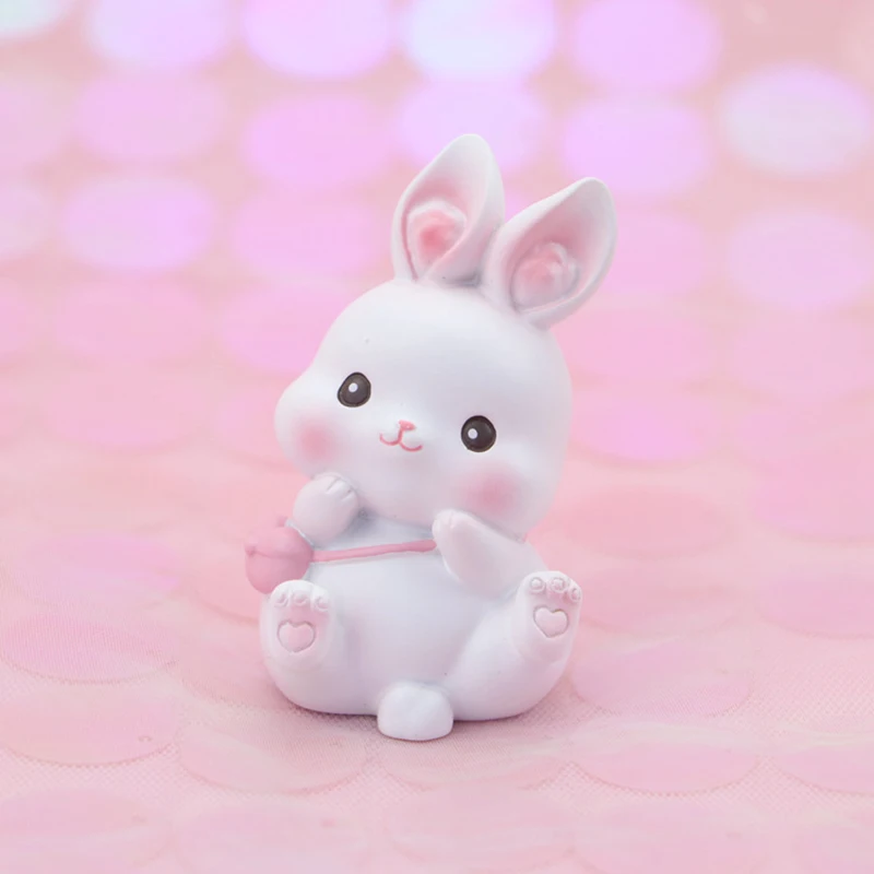 

Home Decoration Accessories Adornos Para Casa Cute Bunny Beautiful Car Interior Creative Products Living Room Office Desk Gift