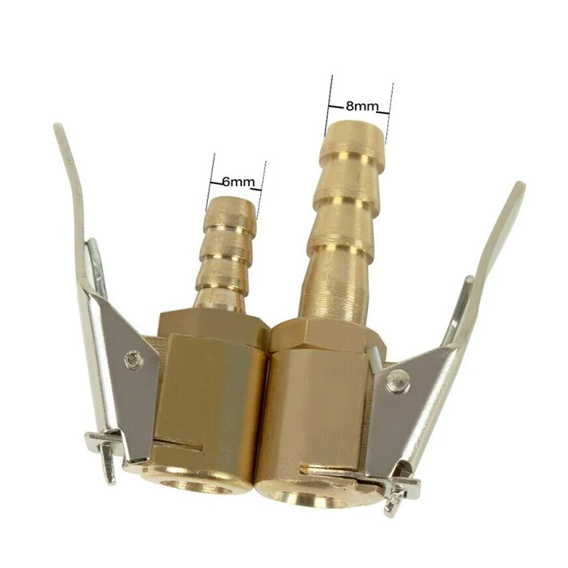 Автомобильный воздушный насос для грузовых шин зажимной зажим 6/8 мм