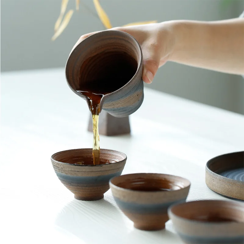 

Japanese Style Teacup Ceramics Cup Water Coffee Milk Mugs Stoneware Ceramics Hand-painted Porcelain Teacup Cuisine Drinkware