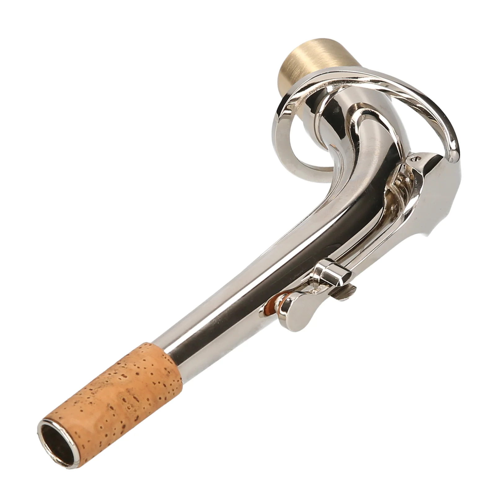 ]Alto Saxophone Neck Brass Bend Neck Sax Replacement Part Sax Accessory