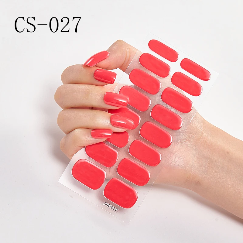 Lamemoria 1 лист горячая Распродажа однотонные полные обертки для ногтей 3D искусство