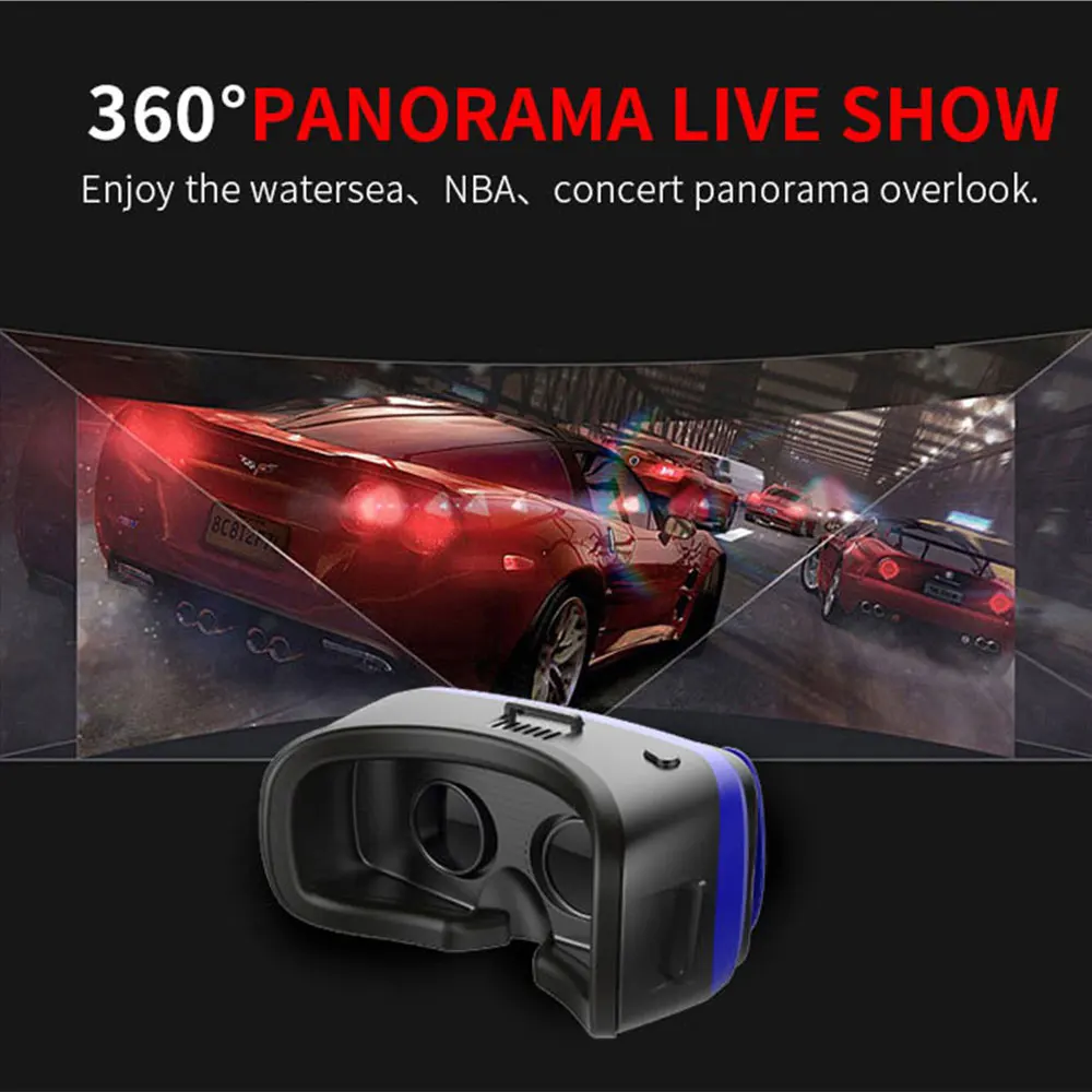 2020 Очки виртуальной реальности VR Headest 3D гарнитура для видеофильмов игр