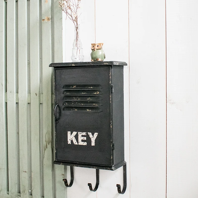 

Black Industrial Retro Vintage Metal Key Box