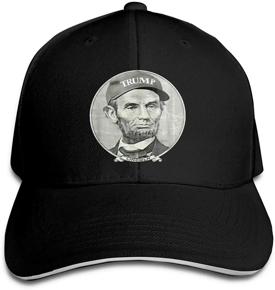 

Lincoln Wearing Trump Hat Sandwich Cap Headgear Baseball Hat Casquette