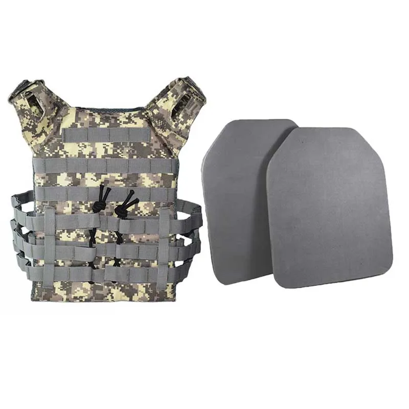 

Airsoft Tactical Vest Protective EVA Pad Military SAPI Shock Plate Dummy Foam Hunting Vest Armor Plates Accessories 2pcs