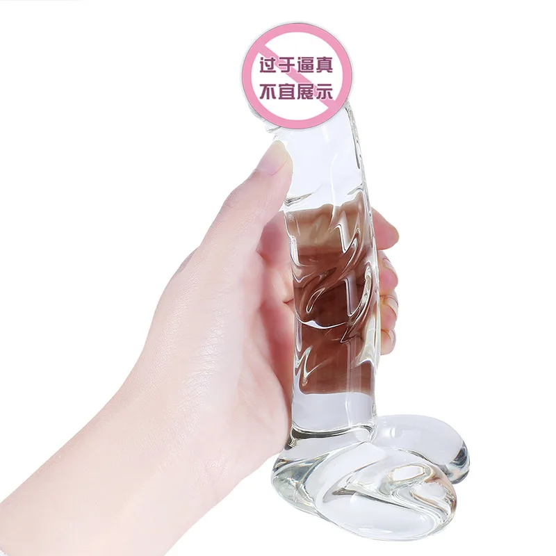 Новые товары хрустальный стеклянный пенис фаллоимитатор секс игрушки для пар