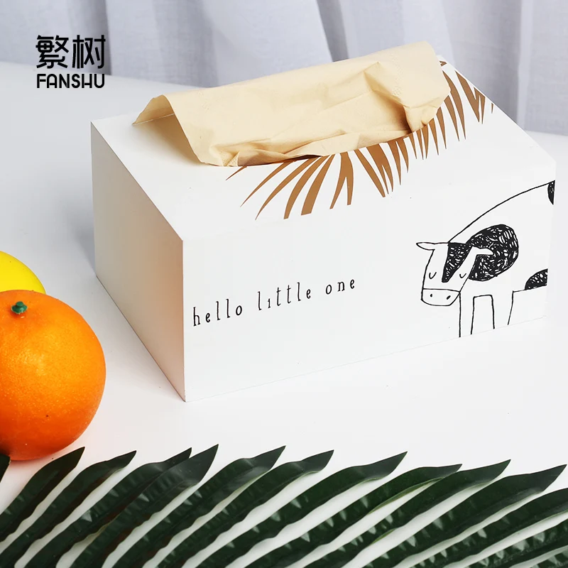 Квадратная коробка для салфеток держатель Ins гостиная чайный столик домашний