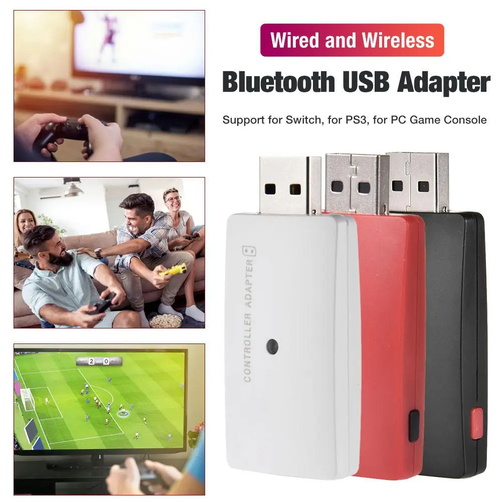 Беспроводной Bluetooth контроллер Swich адаптер USB без лагов для Nintendo Switch PS4/PS3/PlayStation