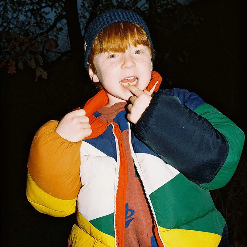 Bobo-Chaqueta de plum&oacute;n para ni&ntilde;o y ni&ntilde;a, ropa de invierno, 2021-2