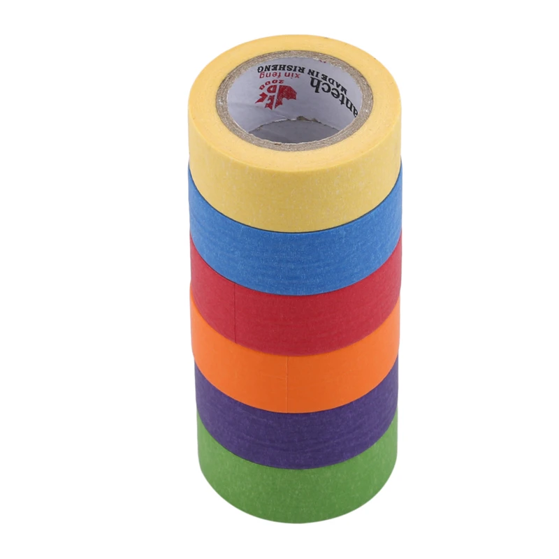 Автомобильная клейкая лента 6 шт. цвет устойчивая к высоким температурам