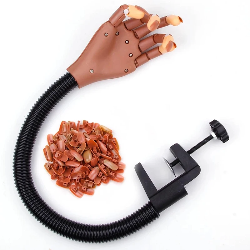 

Тренировки искусства ногтя ручной Маникюр практика руки с 100 шт. накладные ногти гибкий подвижный Сделай Сам наклейки для ваших ноготков ре...