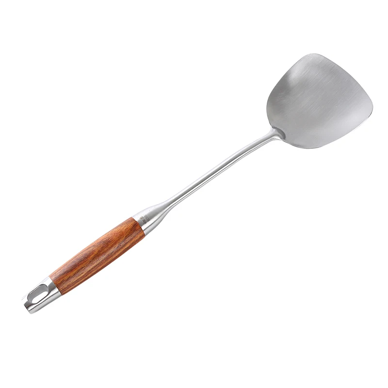 304 нержавеющая сталь шпатель ложка дуршлаг утолщение лопатка для сковородки