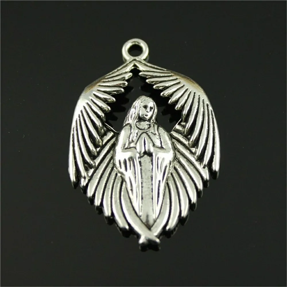 4 шт. Подвески в виде ангела-хранителя подвески крыльев Ангела-хранителя для