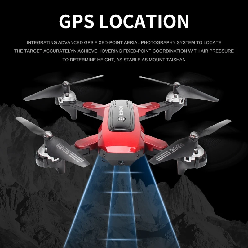 GPS следование Радиоуправляемый квадрокоптер WiFi FPV 4K HD камера высота удерживает