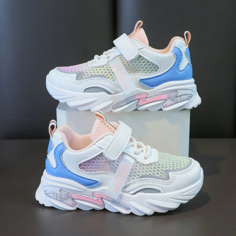

For Kids Shoes For Boys Girls Casual Comfy Mesh High top Flats Running Shoes Sports Sneakers Fitness Autumn Walking