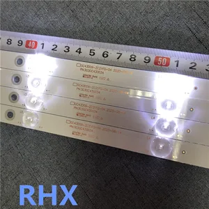 9 ламп для 43PFF5021 43PFF5011 T4312M LD43V22S DLED43GC4X9 DLED43GC 4X9 GC43D09-ZC23FG-01 ZC21FA алюминий 100% Новинка