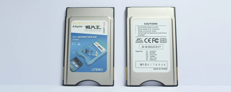 Многофункциональный PCMCIA адаптер карты памяти 4 в 1 для MMC SD SDHC MS PRO SM Card