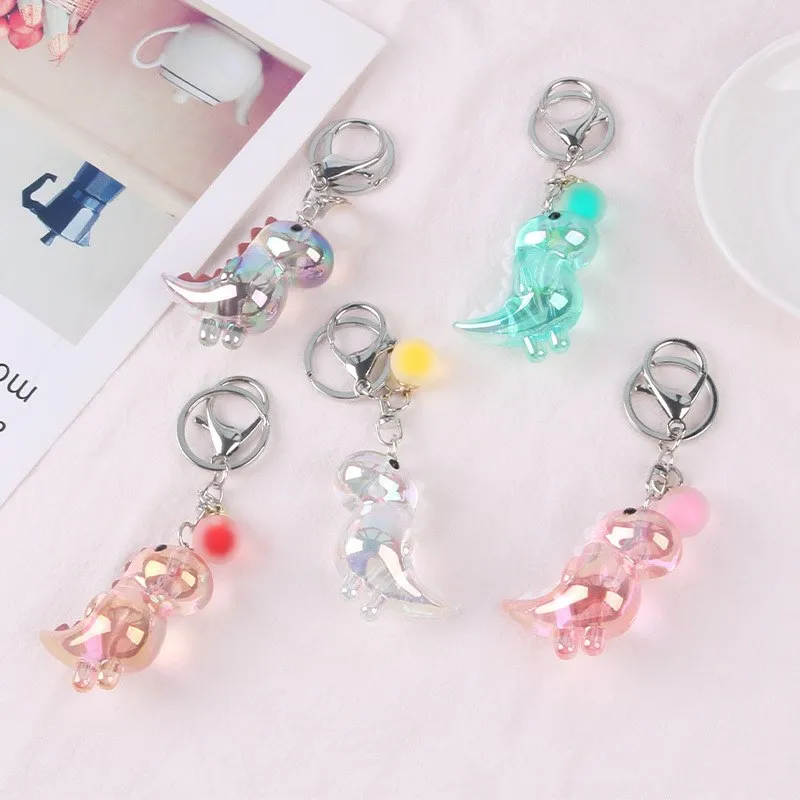 Японский и южнокорейский супер огонь динозавр брелок для ключей мультфильм