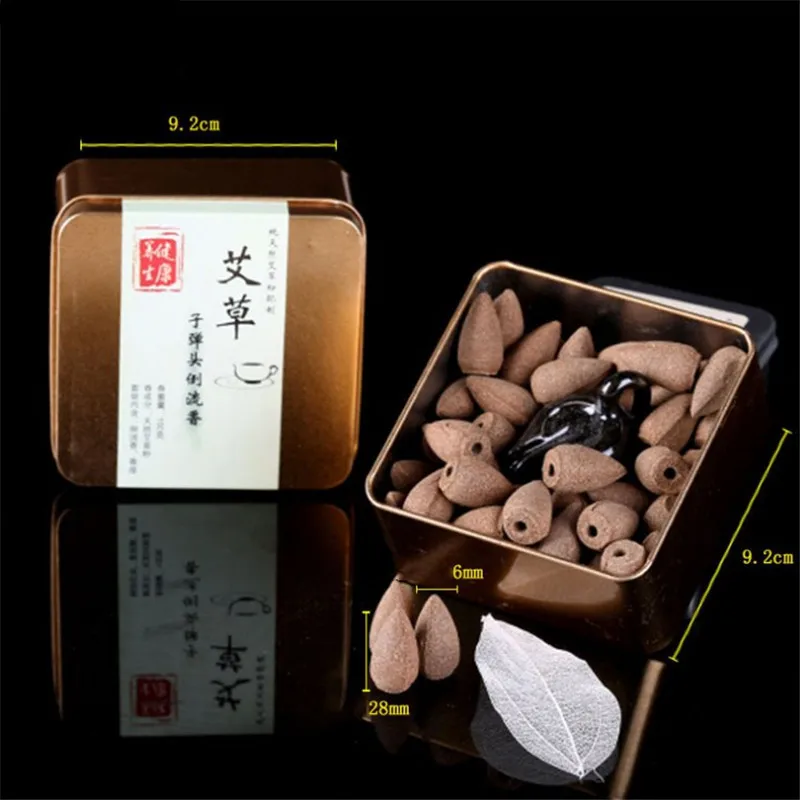 Курильница для благовоний из полыни с естественной башней ручной работы