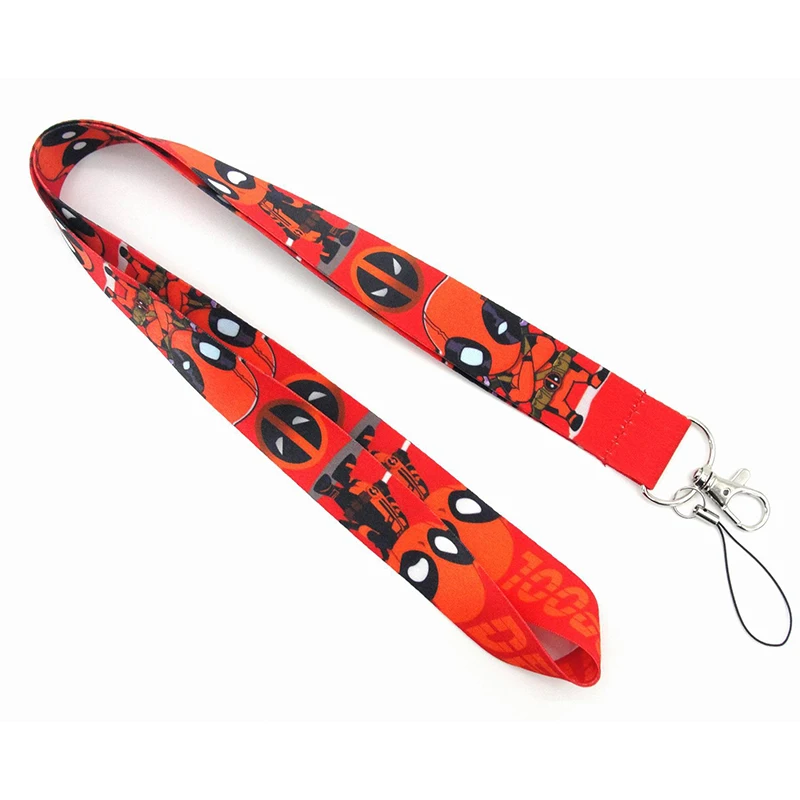 Шнурок для телефона Marvel &quotДэдпул&quot Мстители мультяшный шейный ремешок веревка