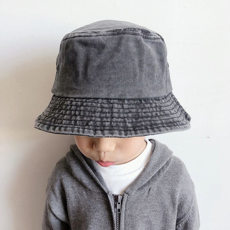 

2021 nueva plegable sombrero de pescador lavado cubo vaquero sombreros Unisex de moda Bob gorras Hip Hop Gorros de las mujeres
