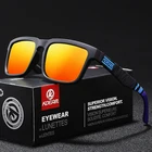 Мужские и женские классические очки KDEAM, поляризационные Квадратные Солнцезащитные очки в стиле унисекс, UV400, солнцезащитные очки с коробкой для вождения и рыбалки