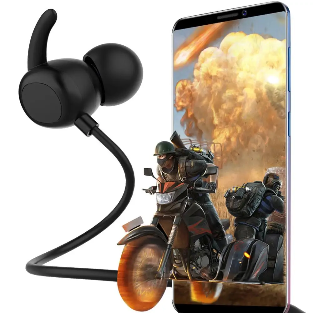 

Dual Moving Coils 3.5mm Plug Wired In-ear Sport Earphones with Microphone Loop Wired Earphones 15-29000Hz